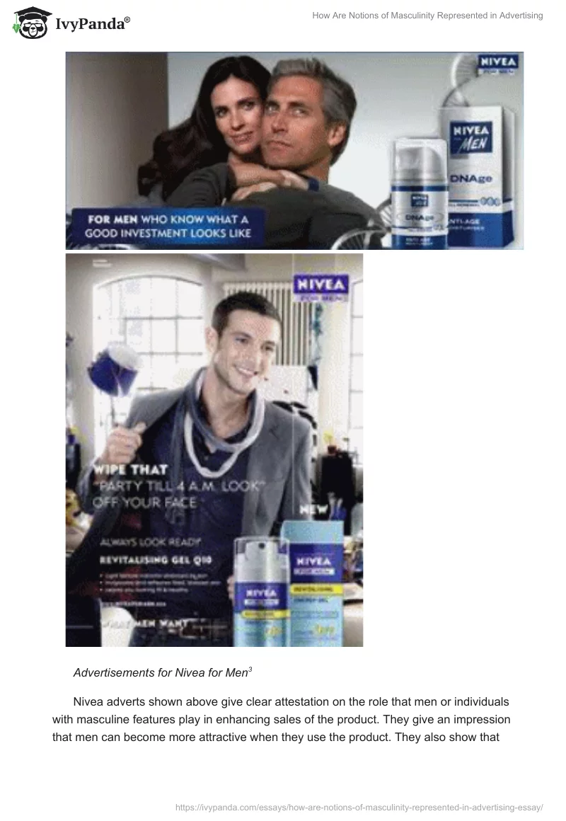 How Are Notions of Masculinity Represented in Advertising. Page 3