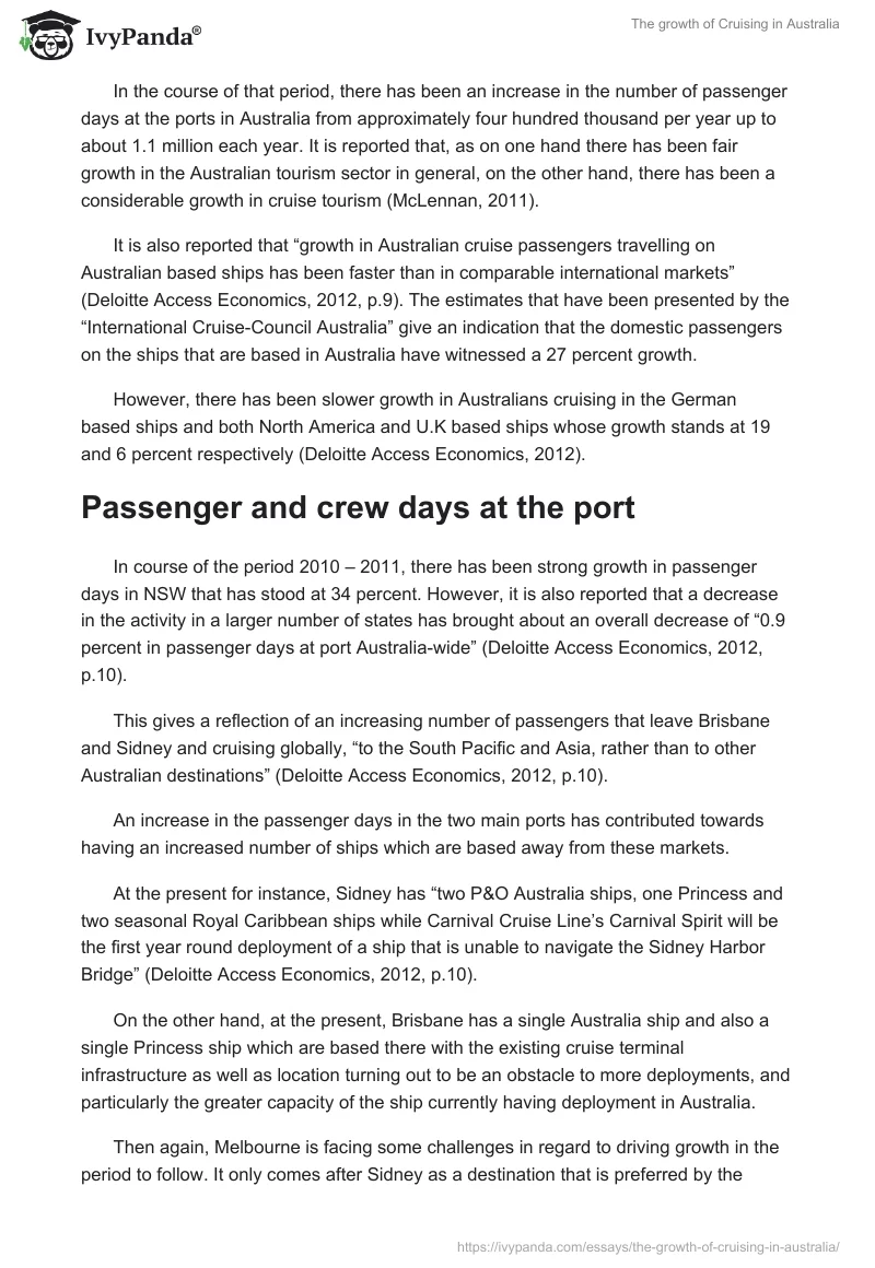 The growth of Cruising in Australia. Page 2