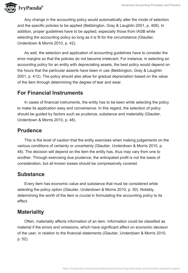 Advanced Accounting Principles and Practice. Page 4