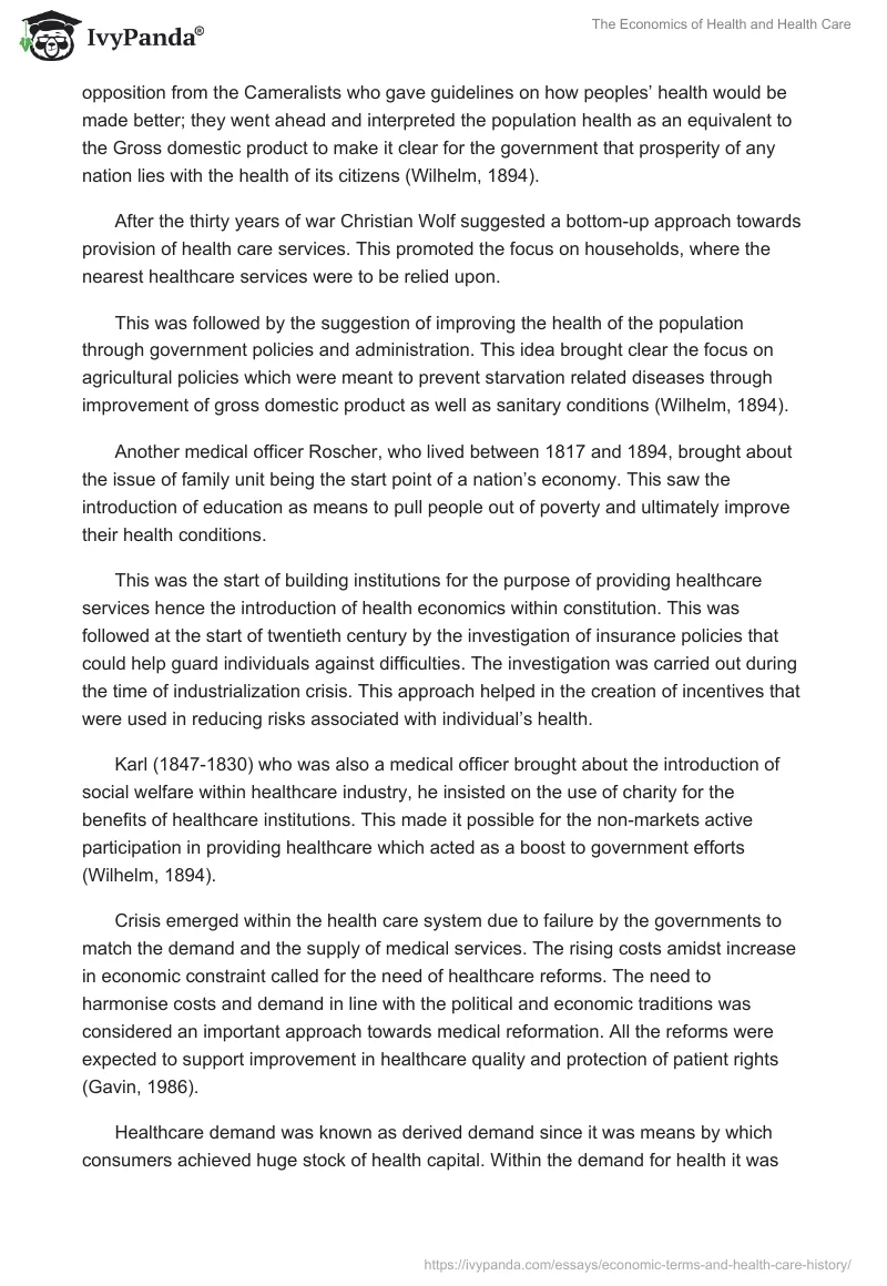 The Economics of Health and Health Care. Page 2