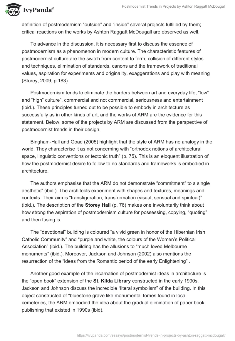 Postmodernist Trends in Projects by Ashton Raggatt McDougall. Page 2