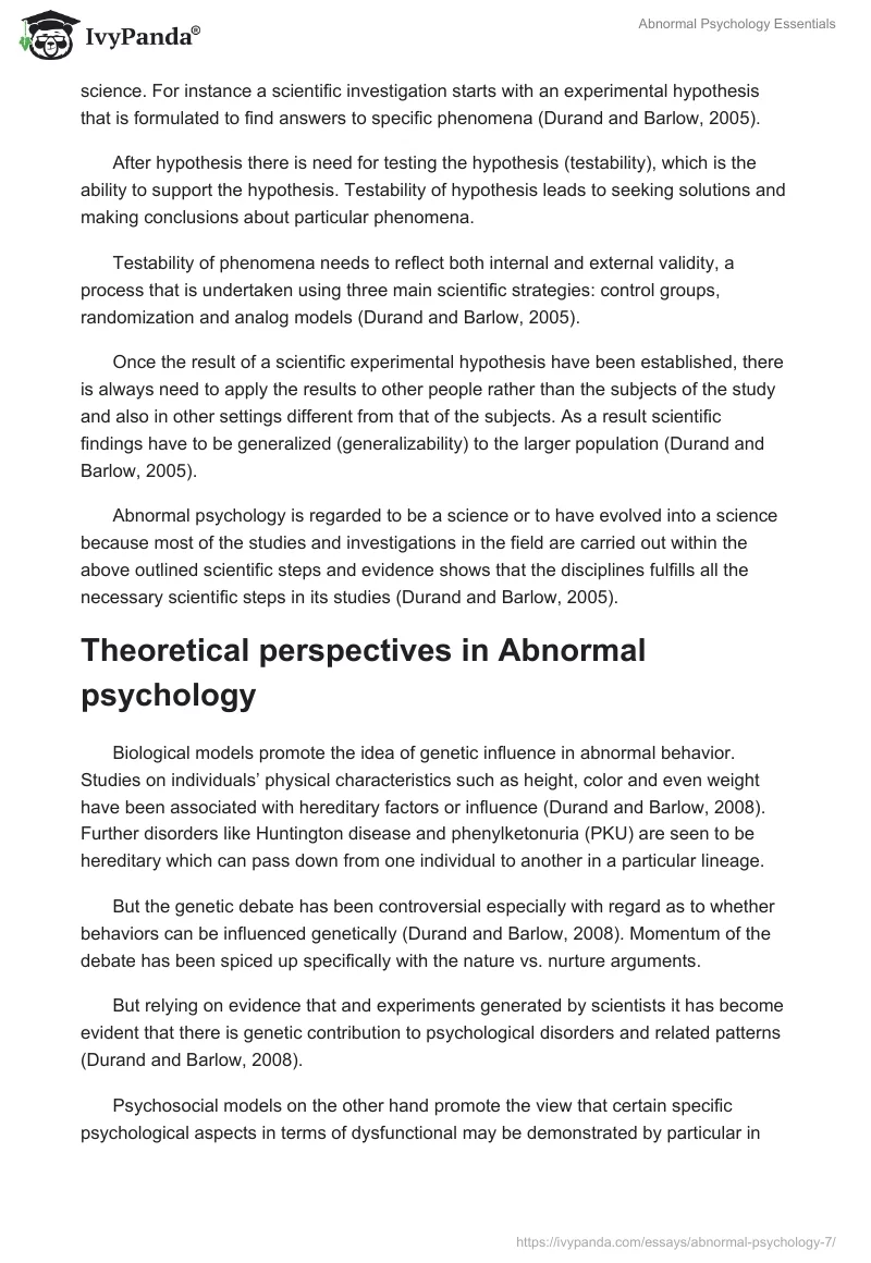 Abnormal Psychology Essentials. Page 3