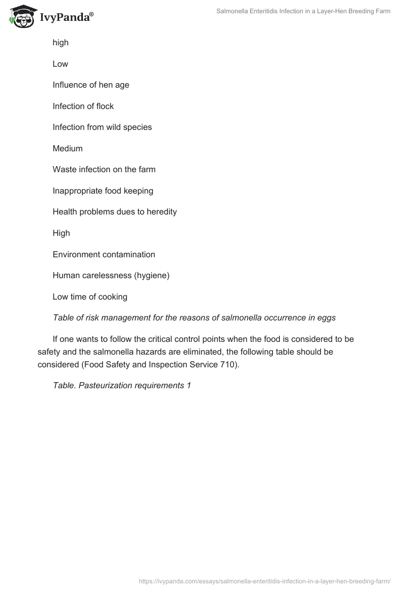 Salmonella Enteritidis Infection in a Layer-Hen Breeding Farm. Page 3