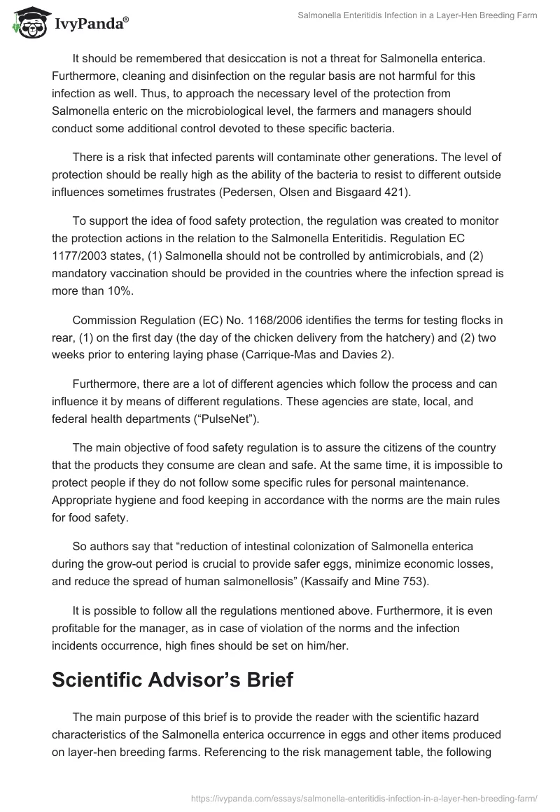 Salmonella Enteritidis Infection in a Layer-Hen Breeding Farm. Page 5