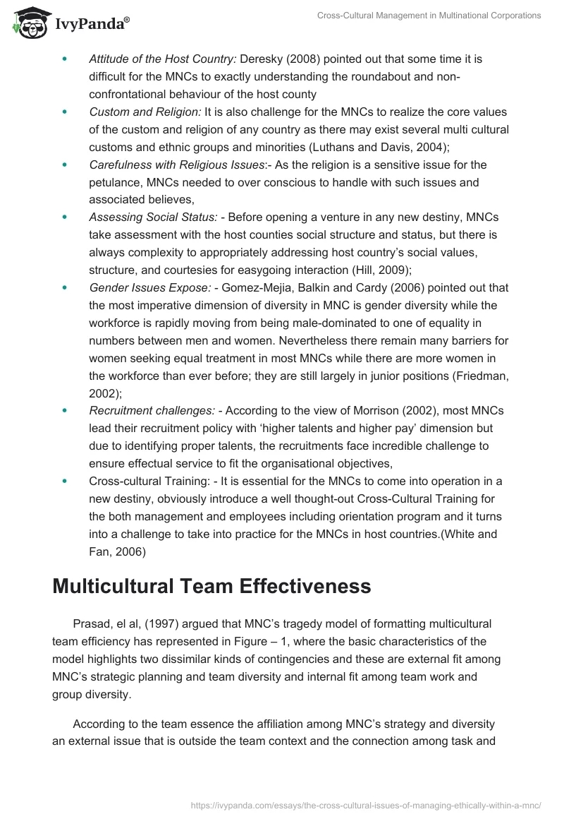 Cross-Cultural Management in Multinational Corporations. Page 4