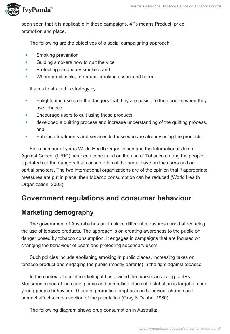 Australia’s National Tobacco Campaign Tobacco Control. Page 2