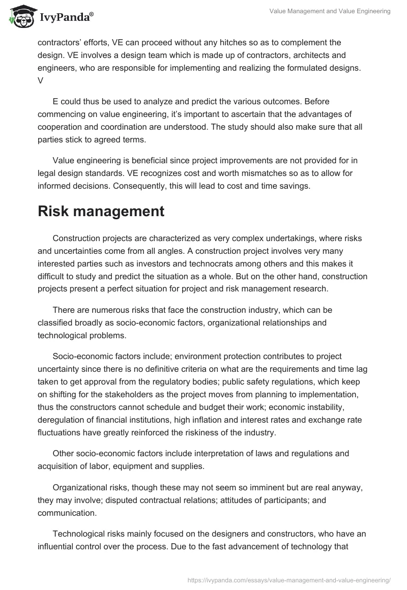 Value Management and Value Engineering. Page 4