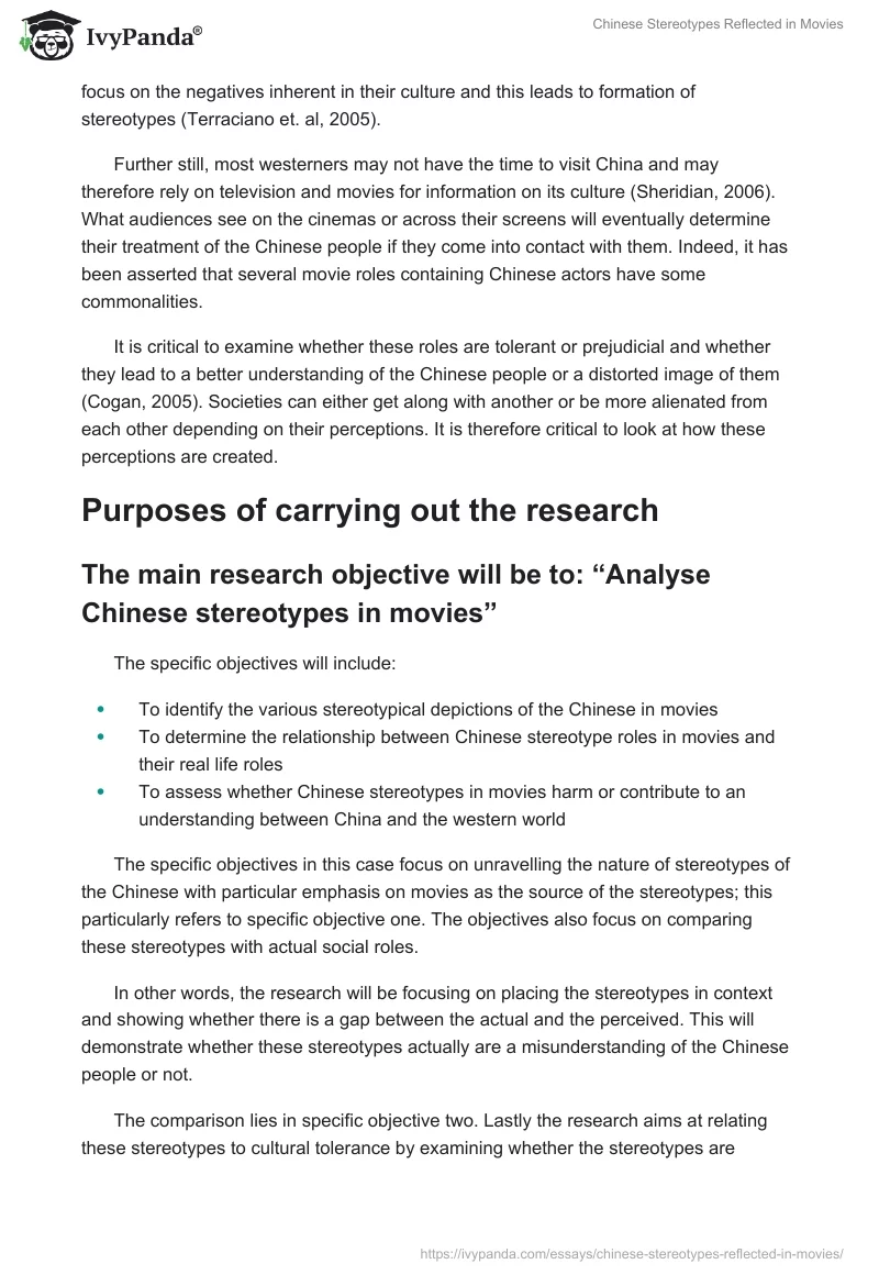 Chinese Stereotypes Reflected in Movies. Page 2