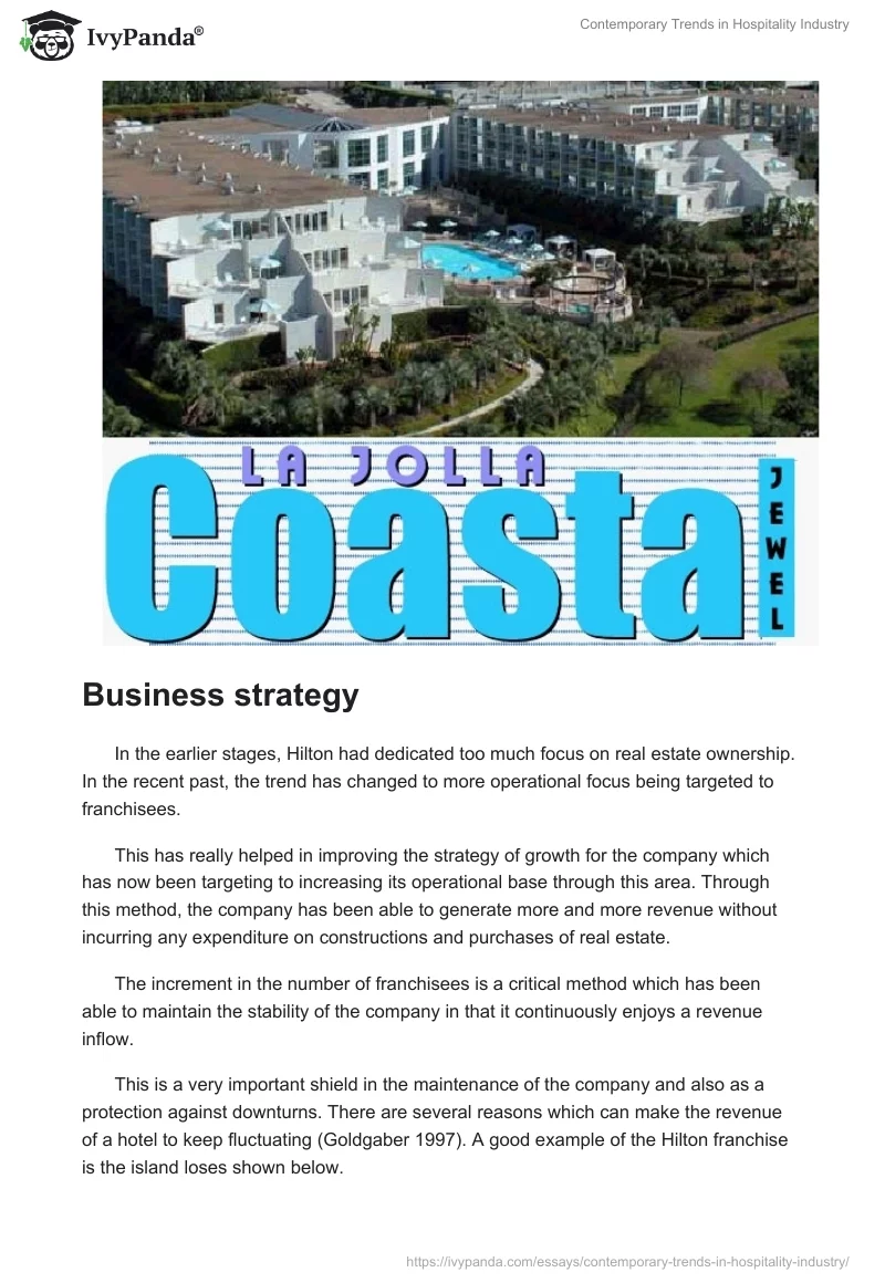 Contemporary Trends in Hospitality Industry. Page 4