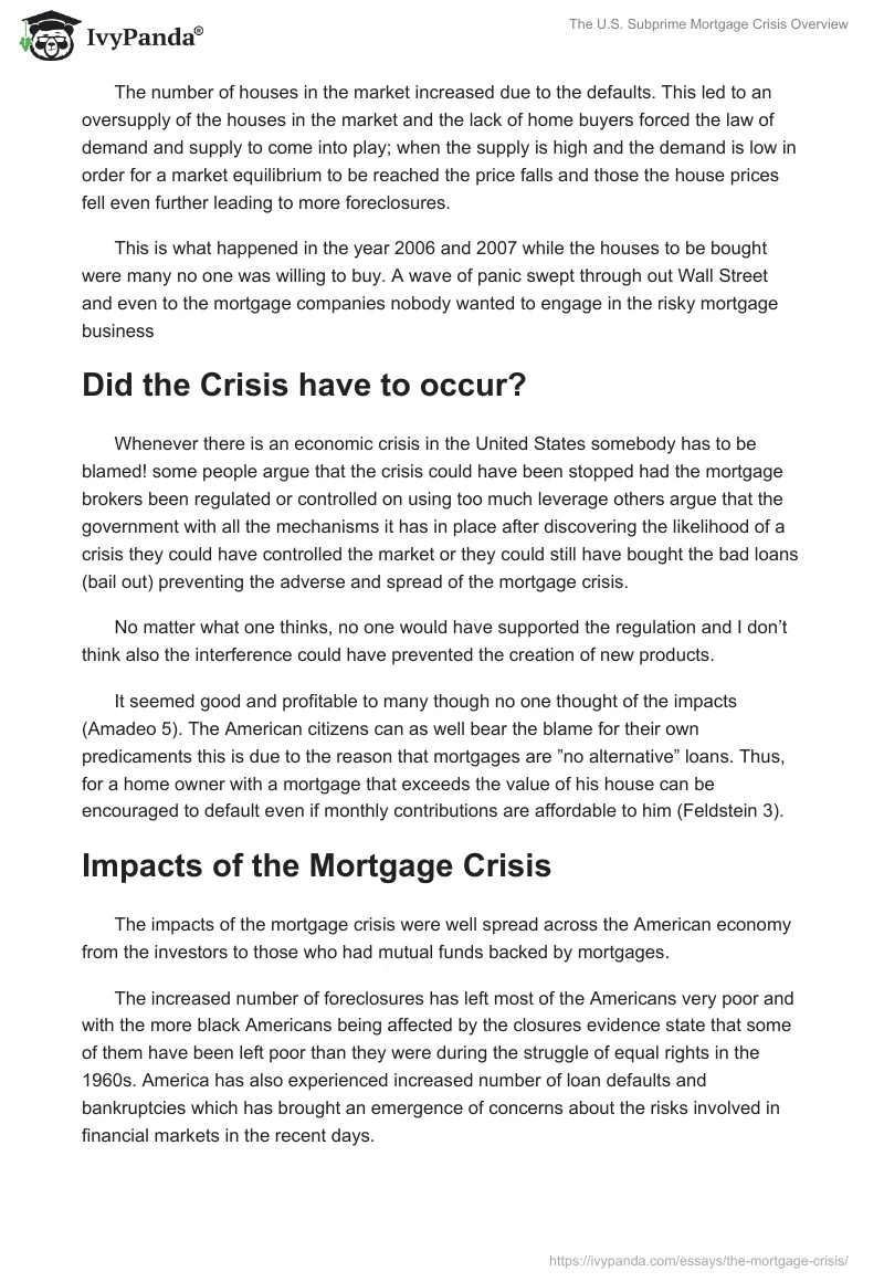 The U.S. Subprime Mortgage Crisis Overview. Page 4