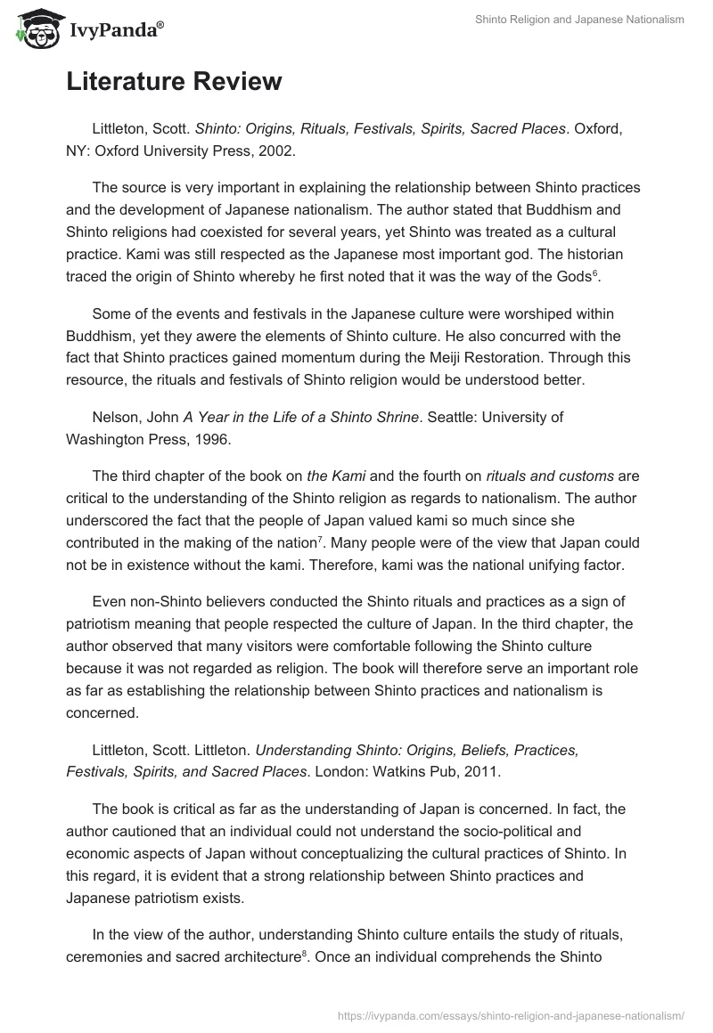 Shinto Religion and Japanese Nationalism. Page 4