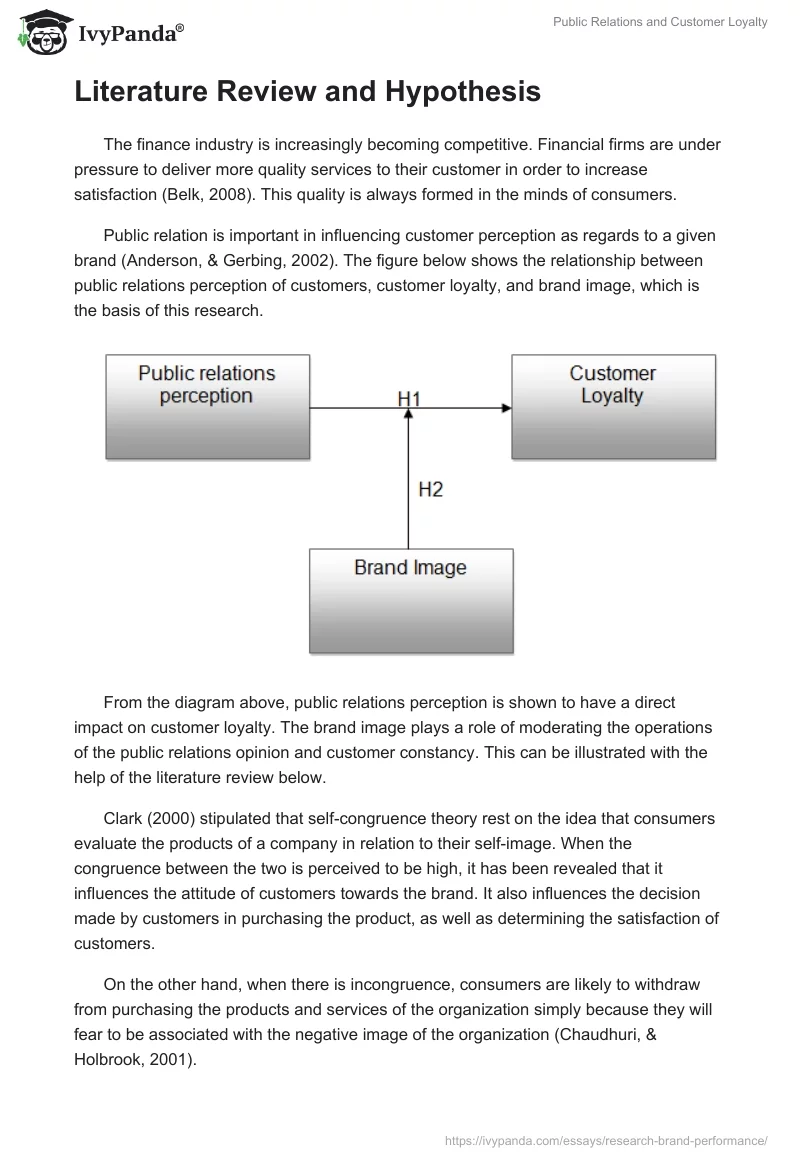 Public Relations and Customer Loyalty. Page 3