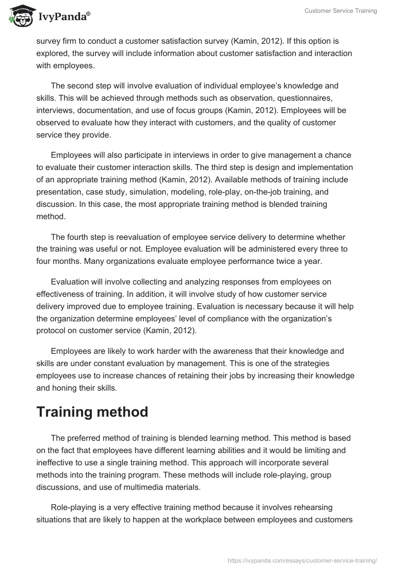 Customer Service Training. Page 3