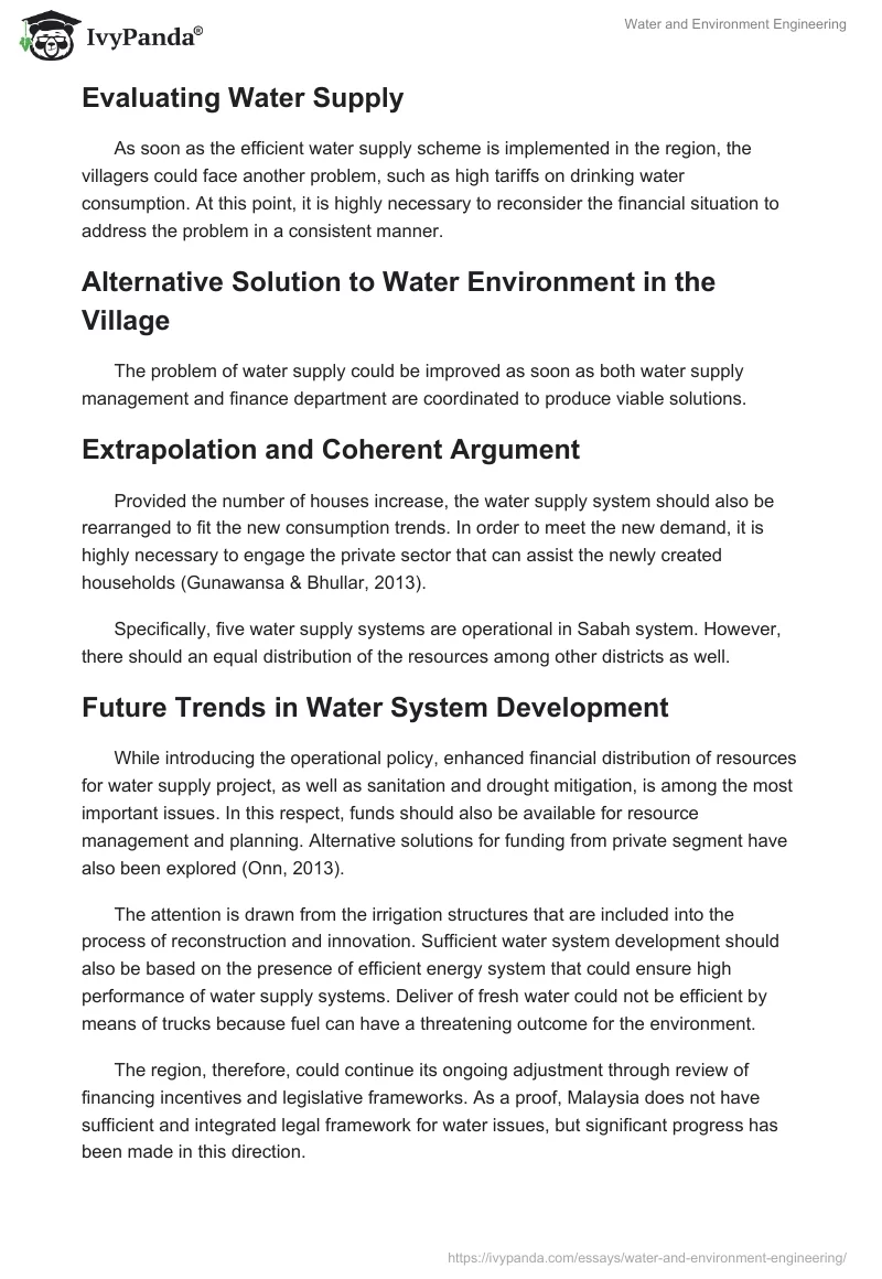 Water and Environment Engineering. Page 4