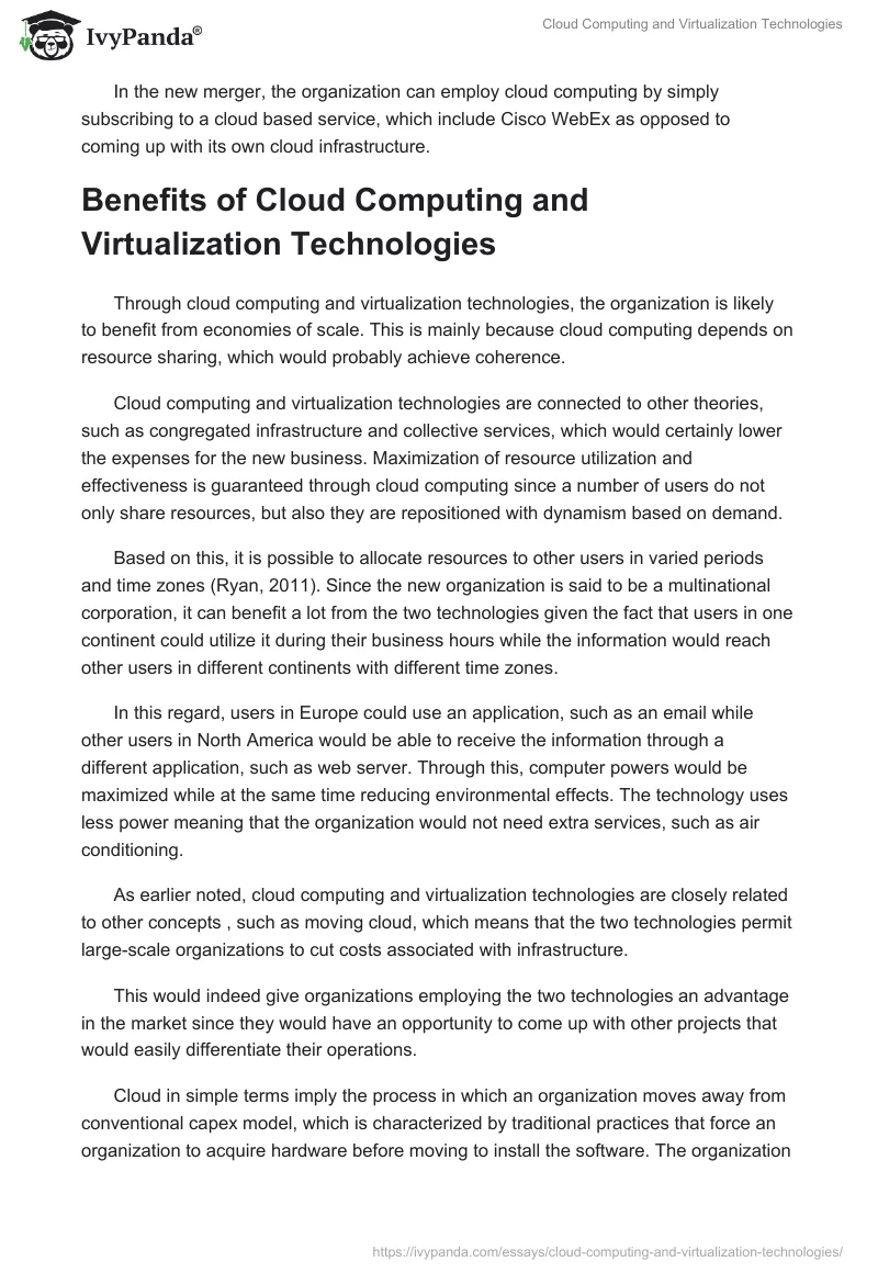 Cloud Computing and Virtualization Technologies. Page 2