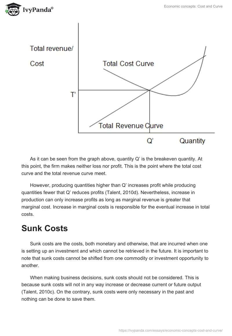 Economic concepts: Cost and Curve. Page 2