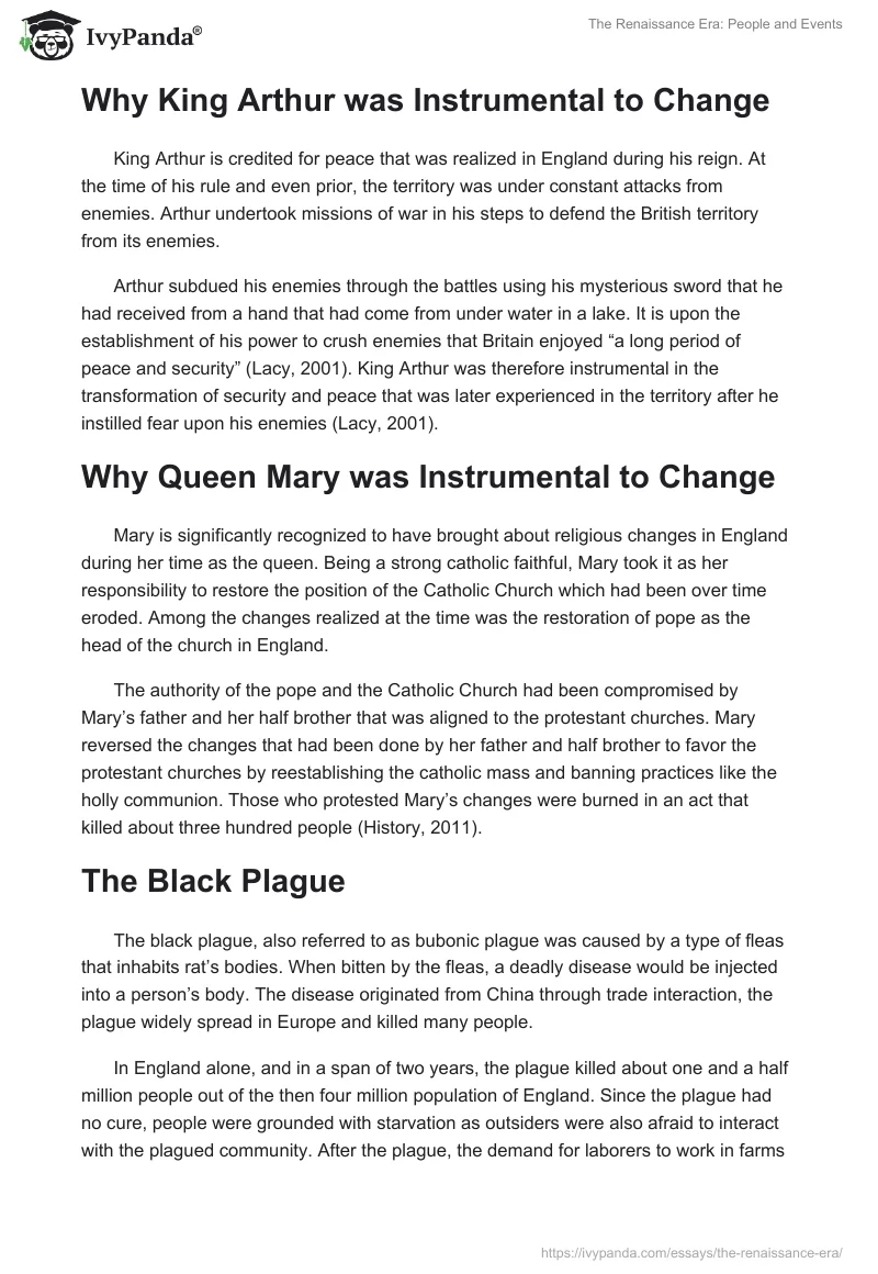The Renaissance Era: People and Events. Page 3
