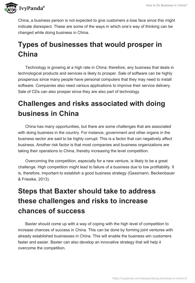 How to Do Business in China?. Page 2