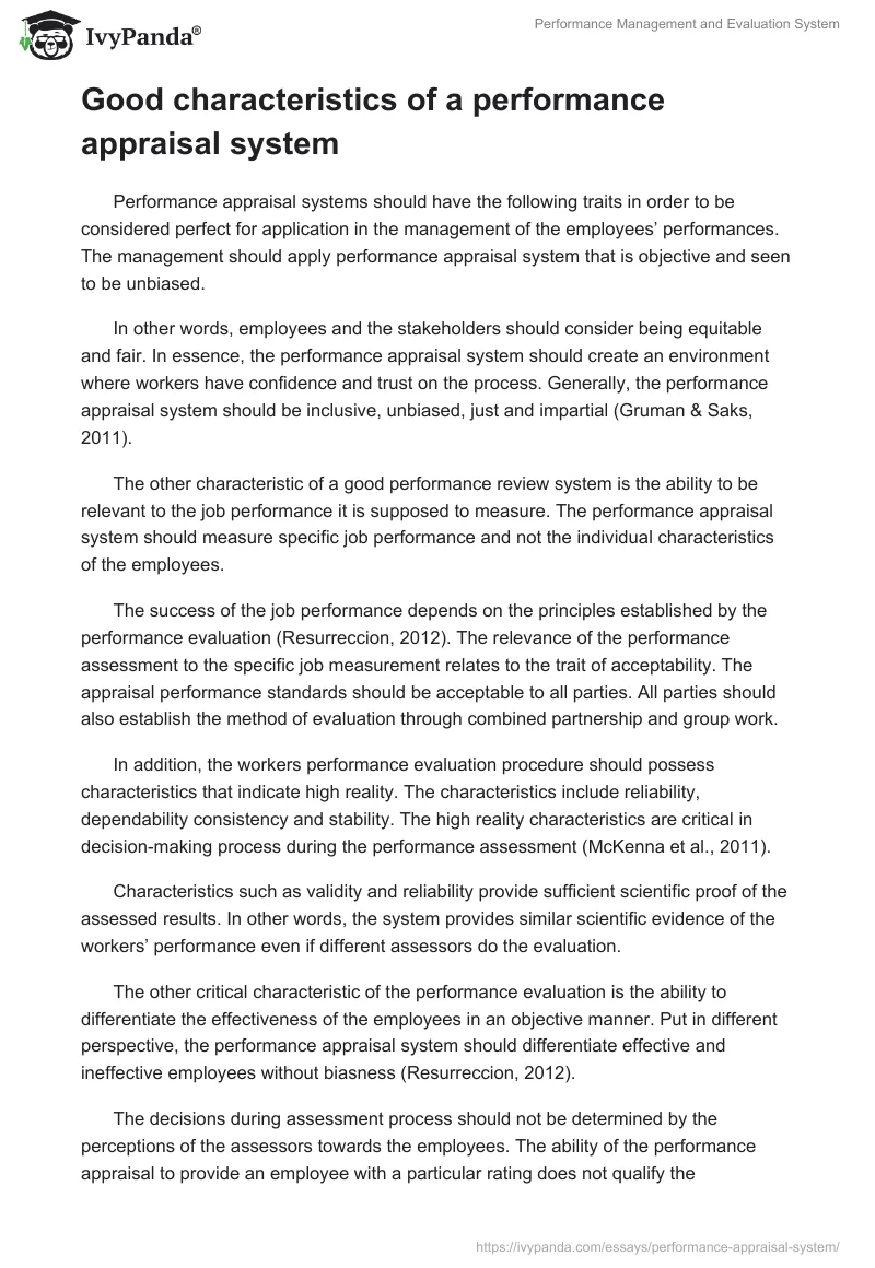 Performance Management and Evaluation System. Page 2