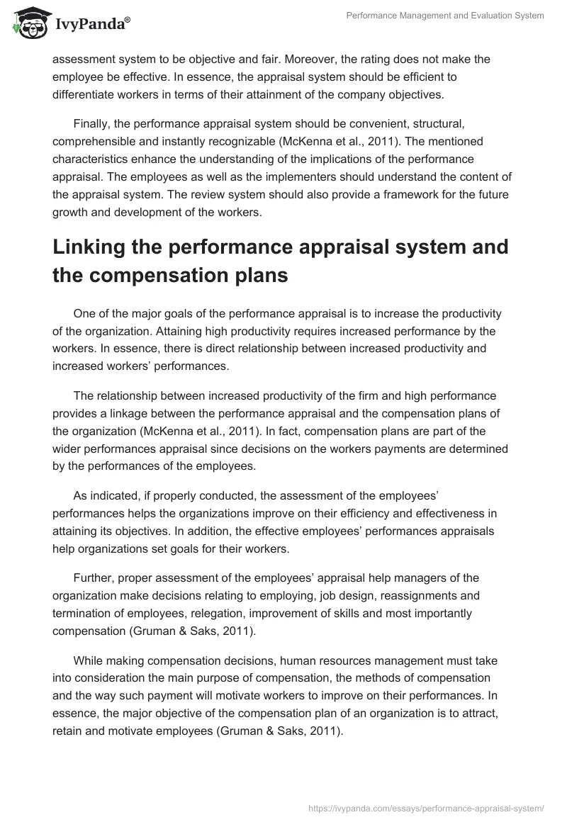 Performance Management and Evaluation System. Page 3