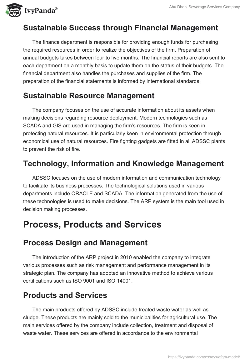 Abu Dhabi Sewerage Services Company. Page 5