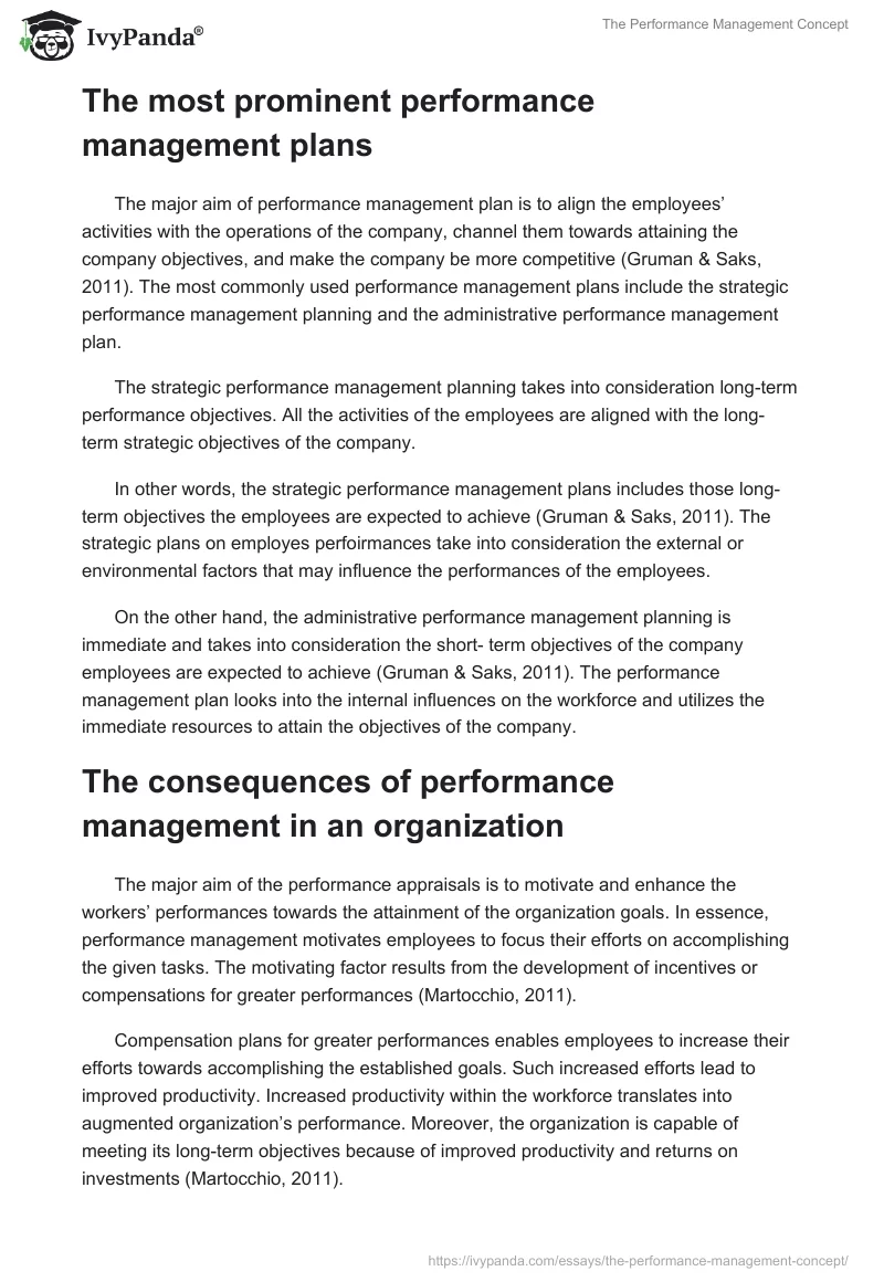 The Performance Management Concept. Page 2
