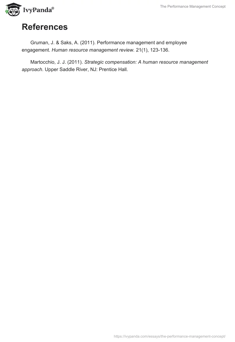 The Performance Management Concept. Page 4