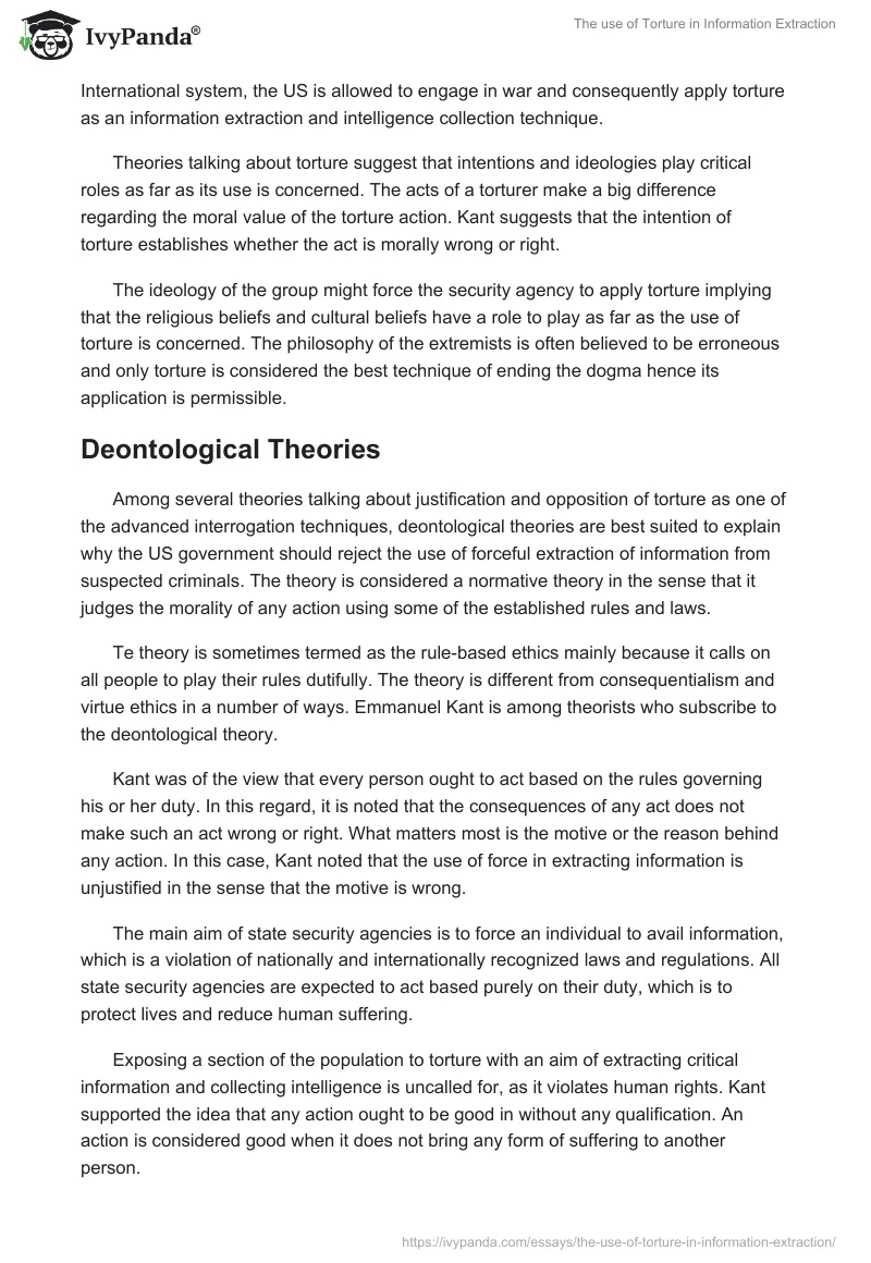 The Use of Torture in Information Extraction. Page 4