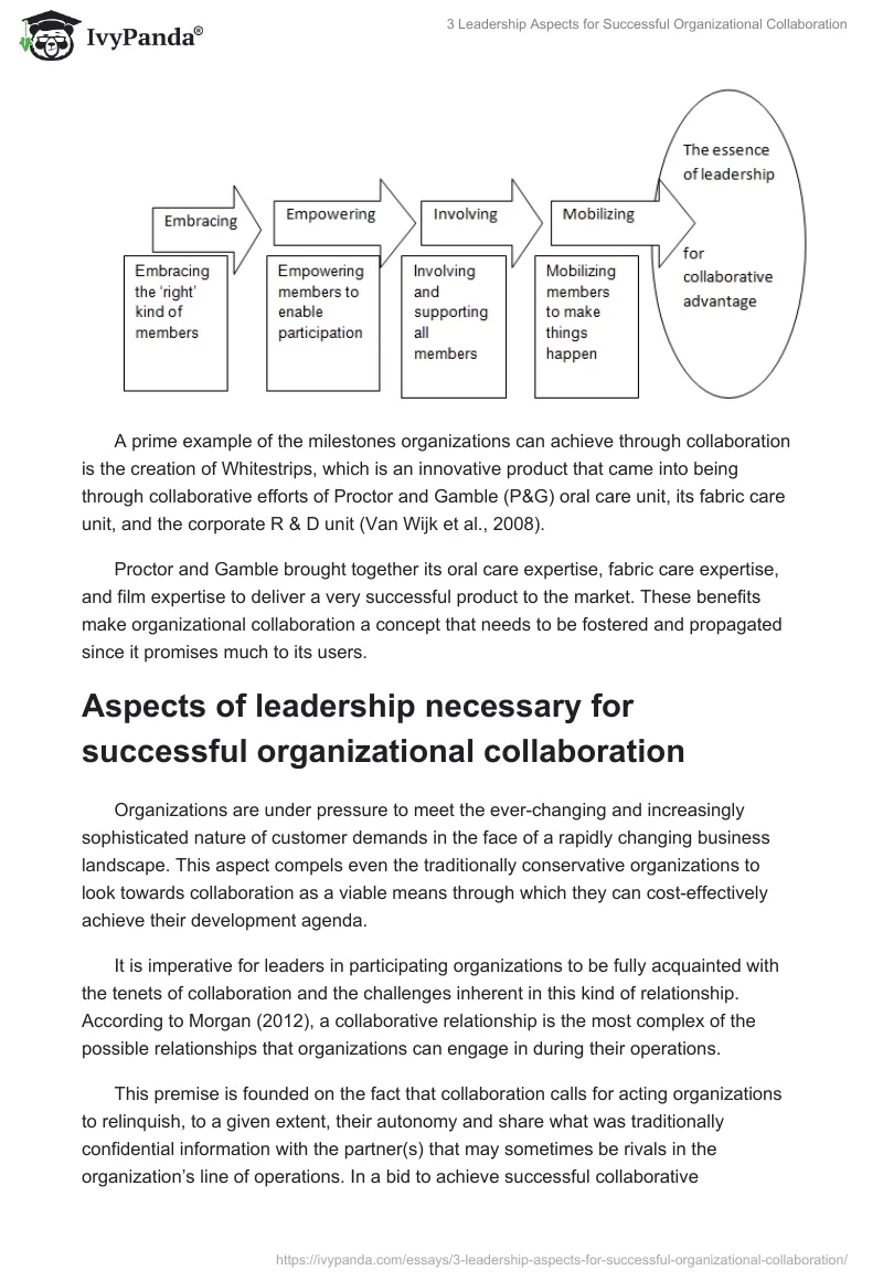 3 Leadership Aspects for Successful Organizational Collaboration. Page 3