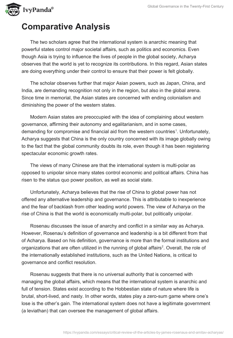 Global Governance in the Twenty-First Century. Page 2