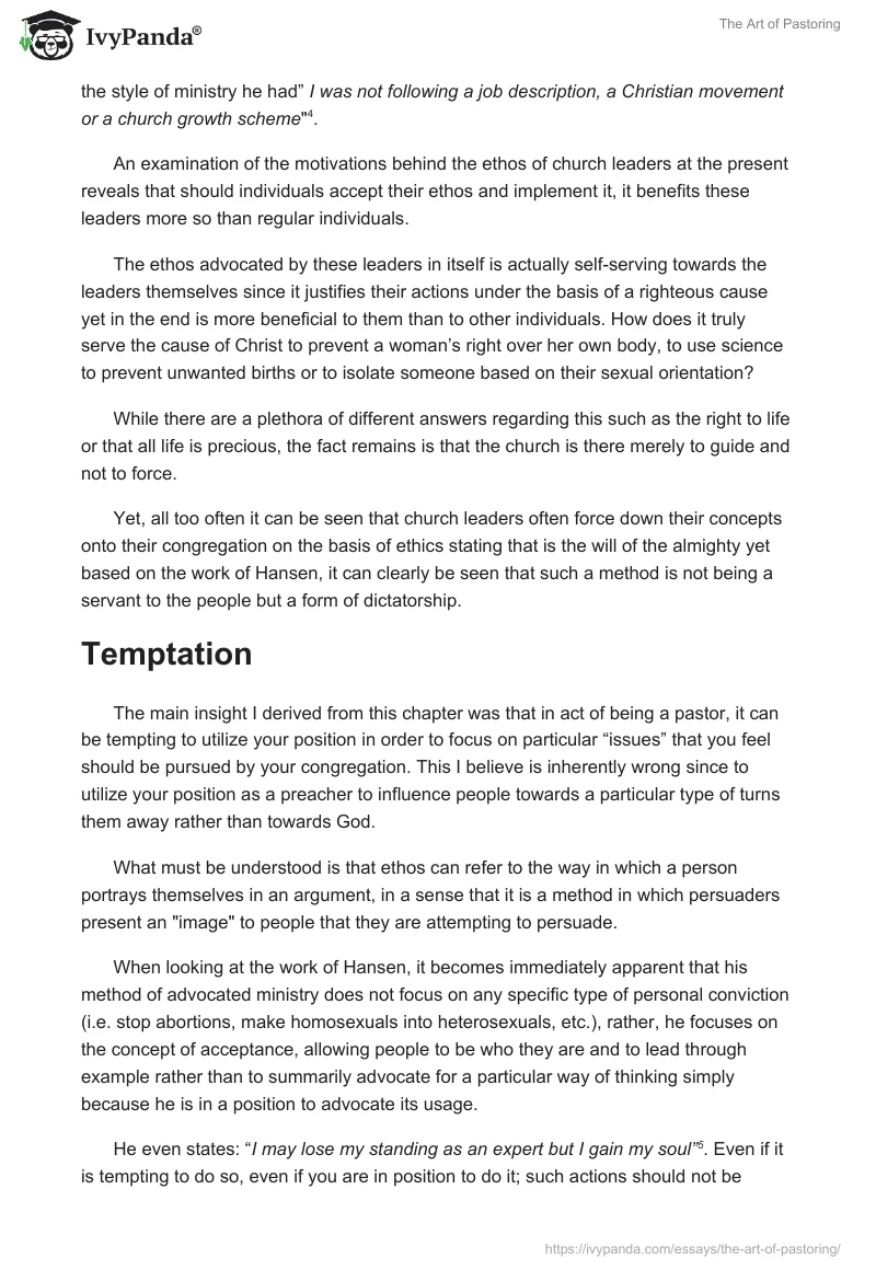 The Art of Pastoring. Page 3