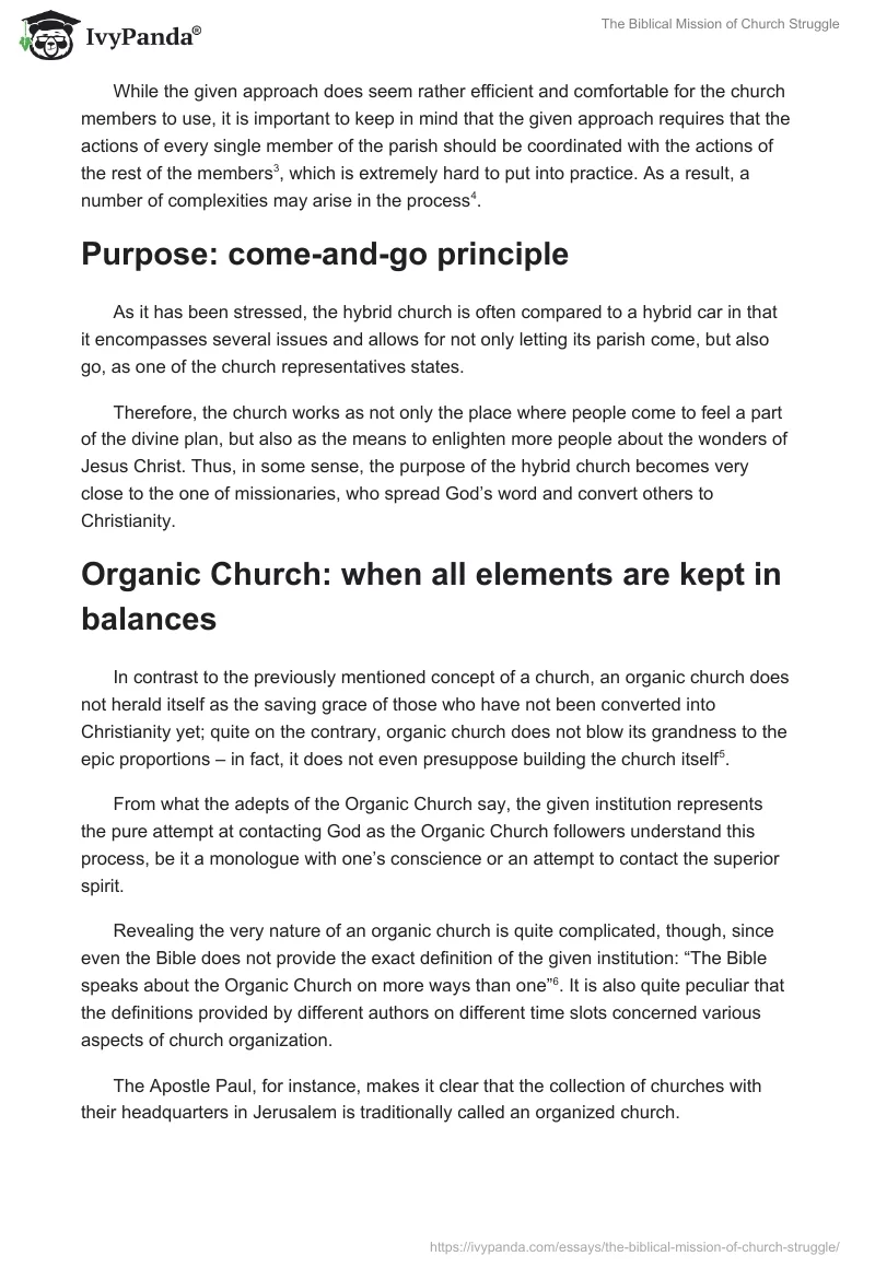 The Biblical Mission of Church Struggle. Page 3