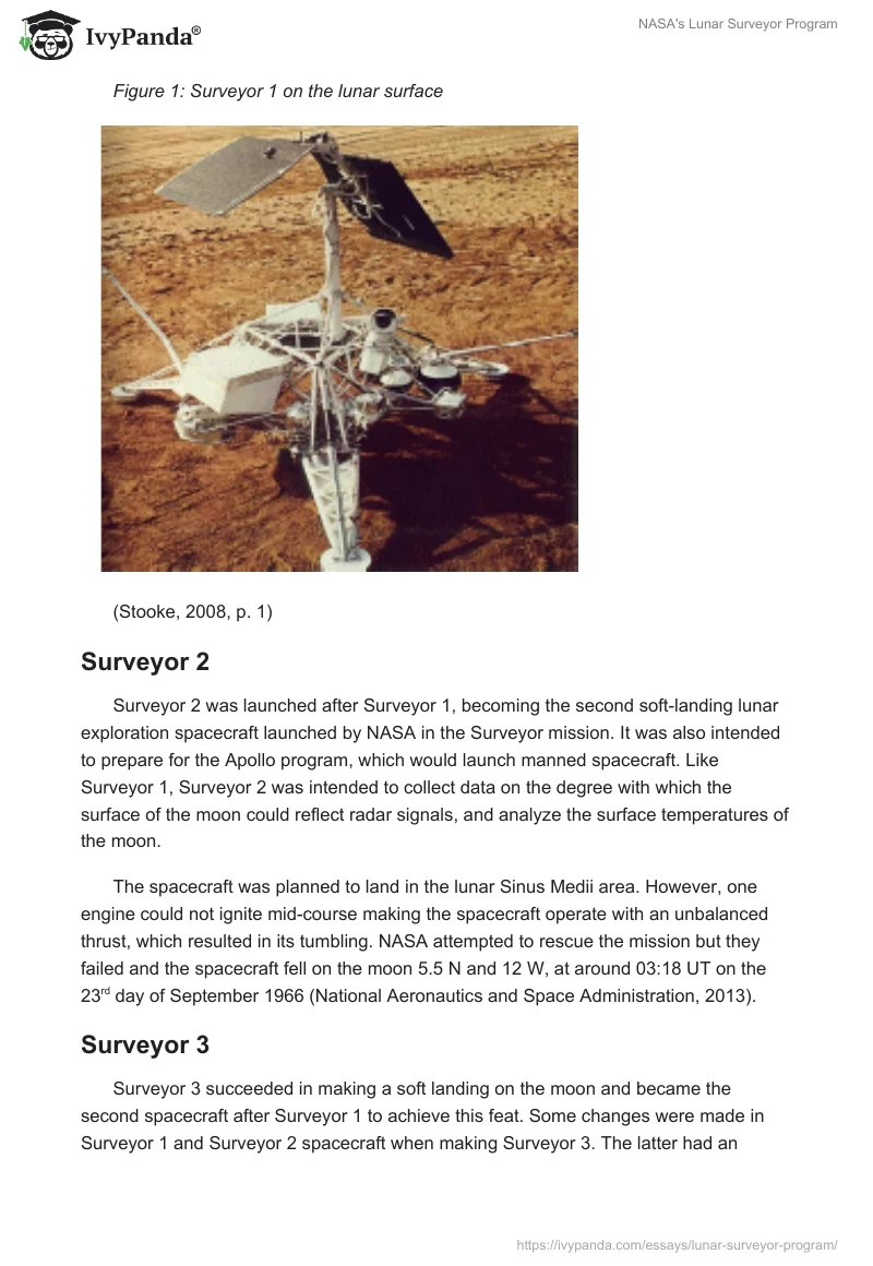 NASA's Lunar Surveyor Program. Page 4
