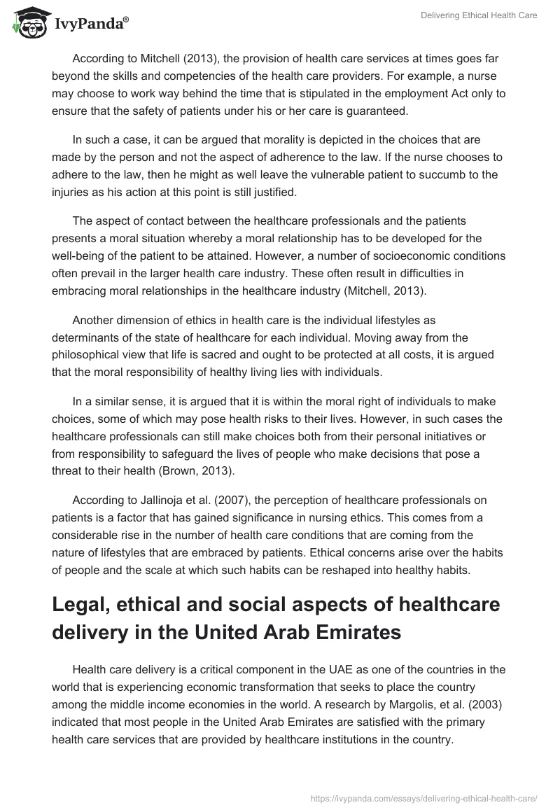 Delivering Ethical Health Care. Page 4