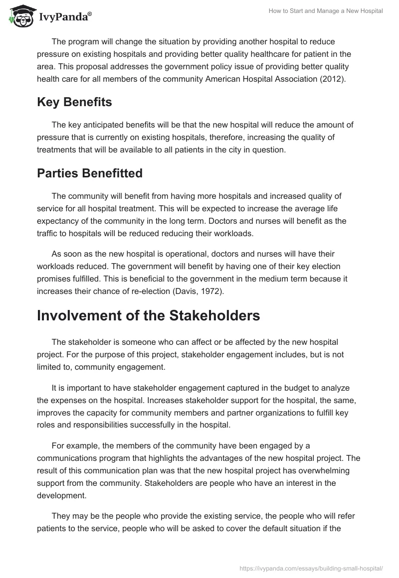 How to Start and Manage a New Hospital. Page 2
