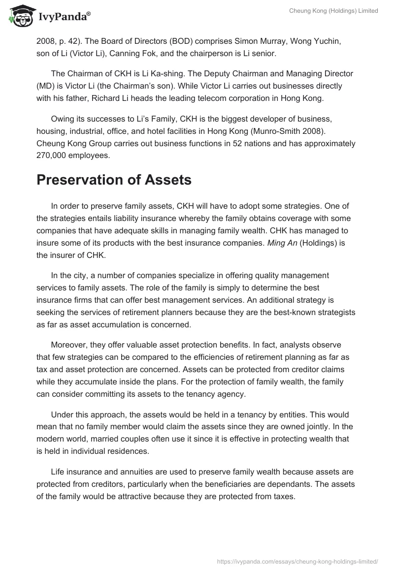 Cheung Kong (Holdings) Limited. Page 2