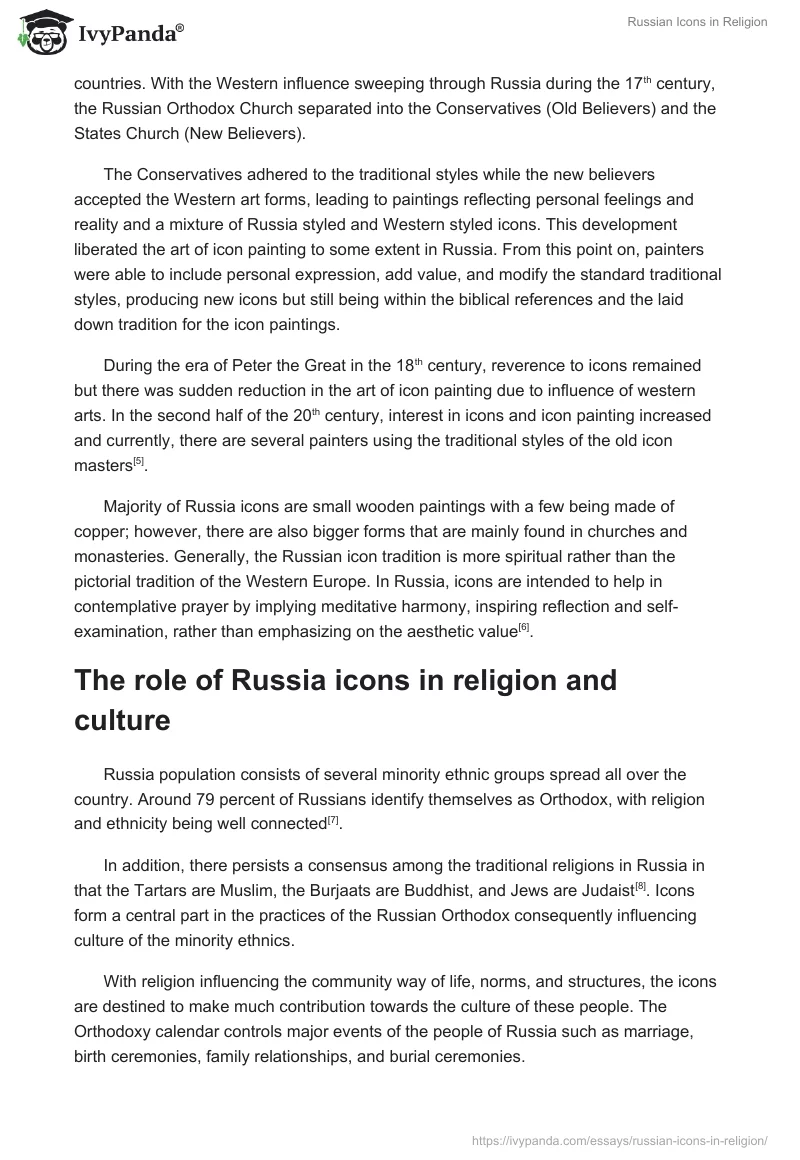 Russian Icons in Religion. Page 2