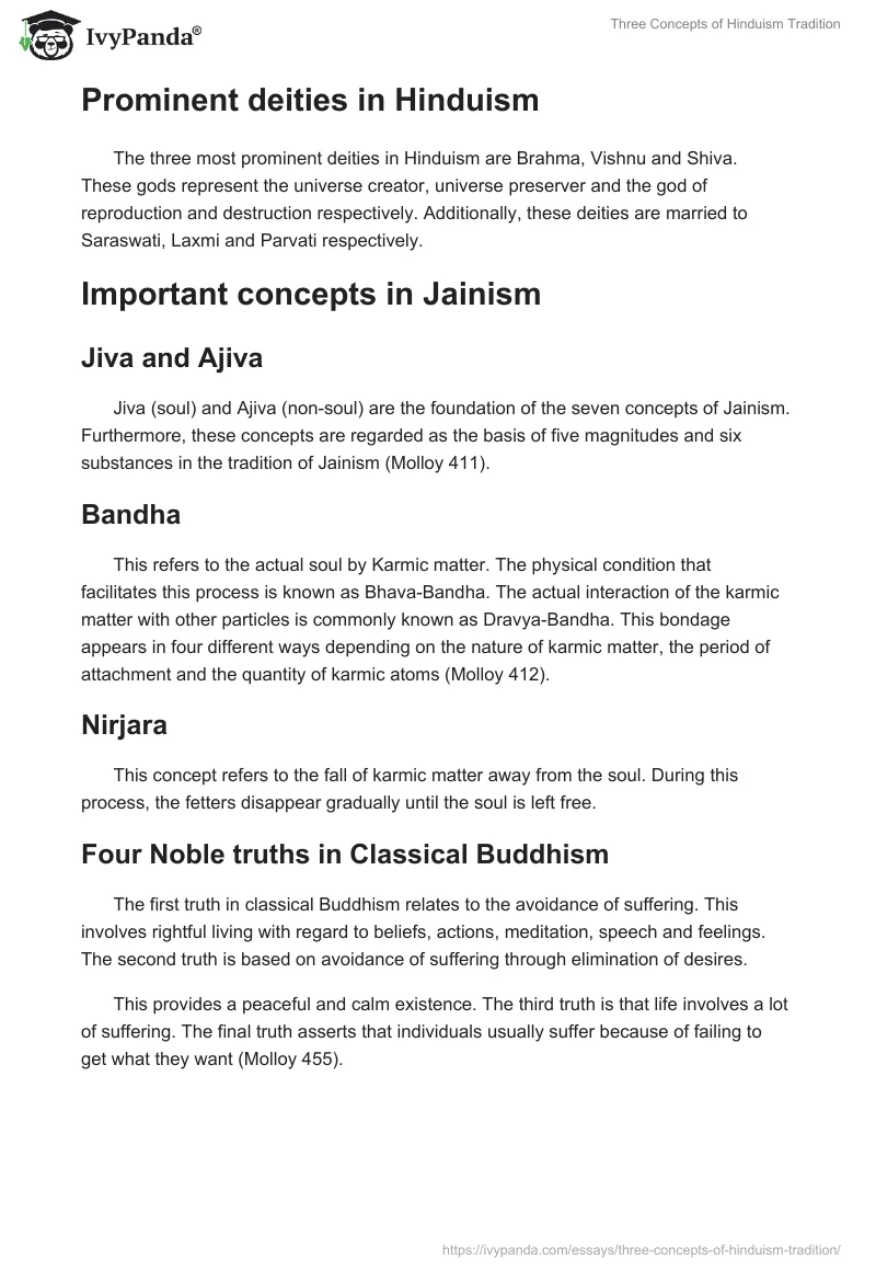 Three Concepts of Hinduism Tradition. Page 2