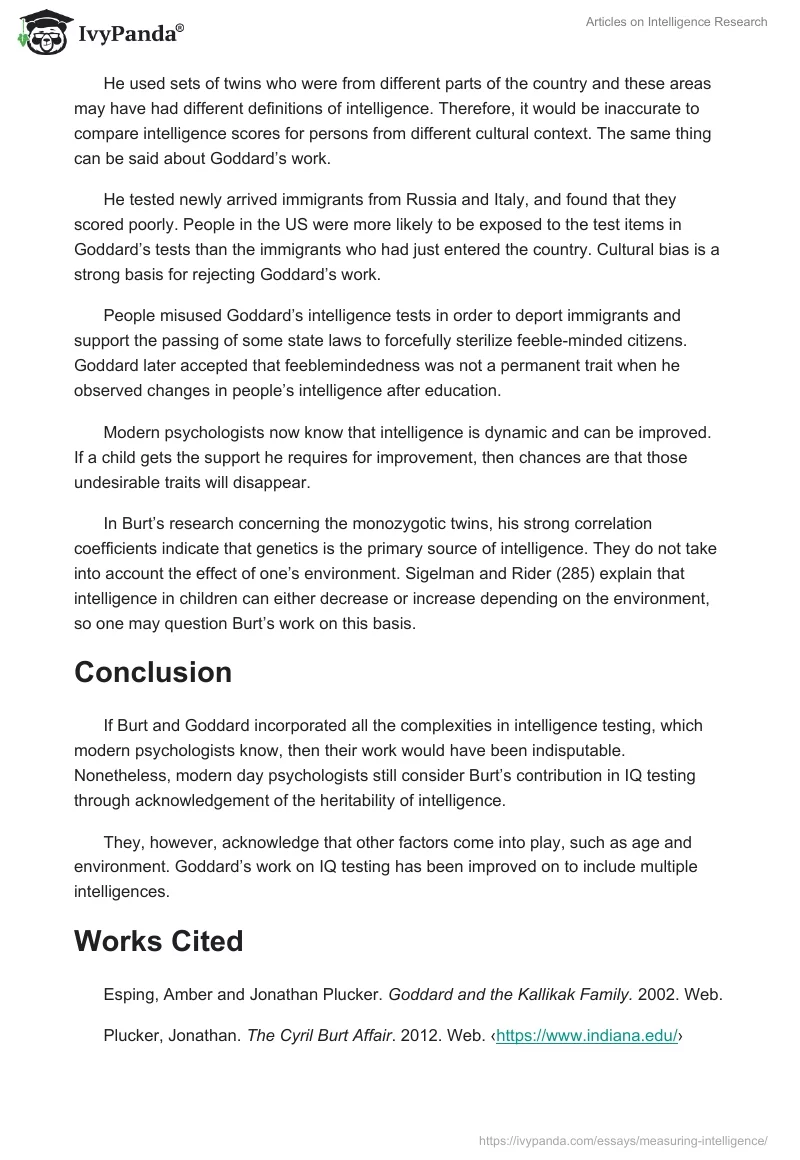 Articles on Intelligence Research. Page 3