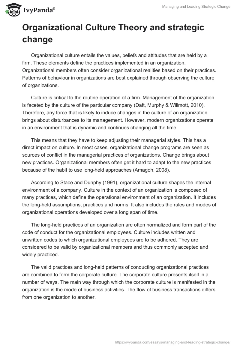 Managing and Leading Strategic Change. Page 2