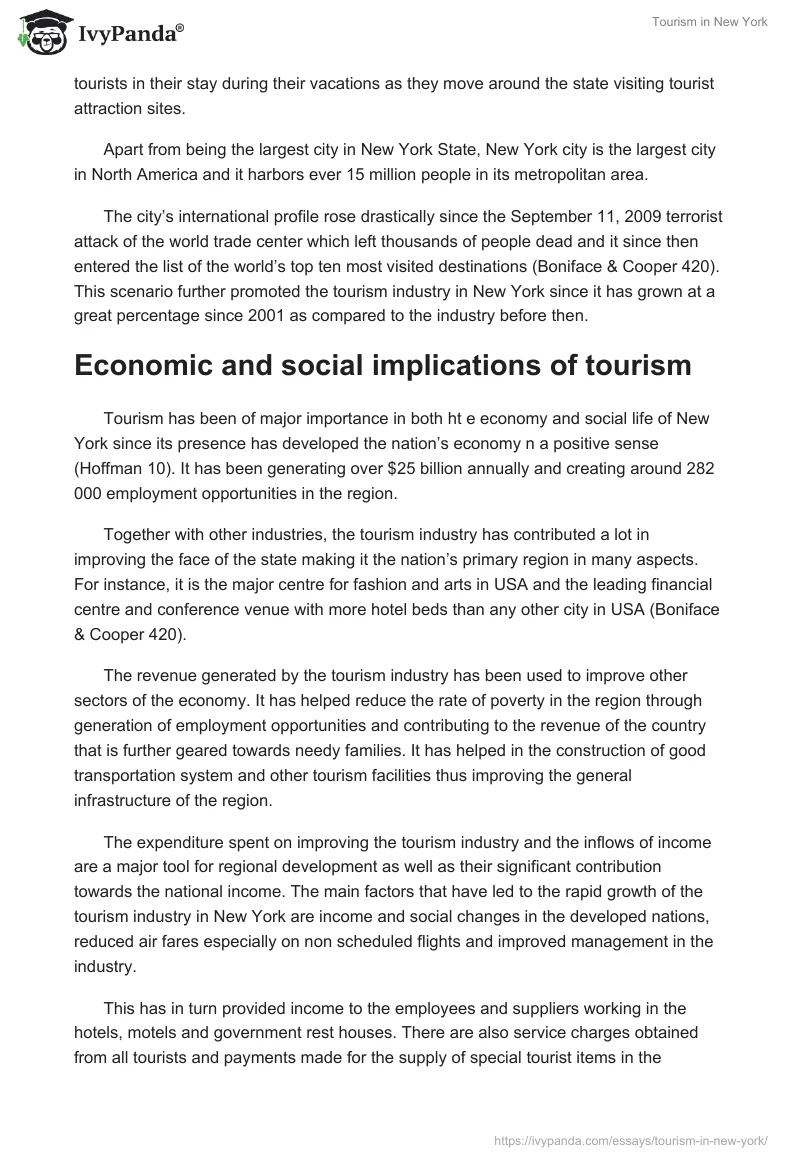 Tourism in New York. Page 2