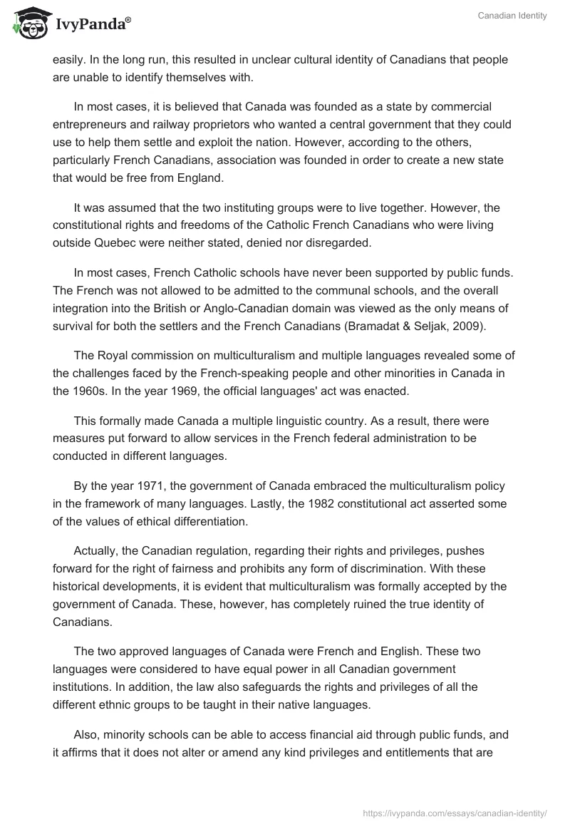 Canadian Identity. Page 5