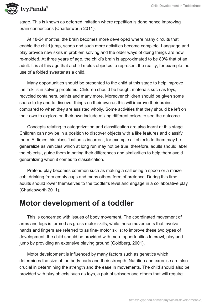 Child Development in Toddlerhood. Page 3