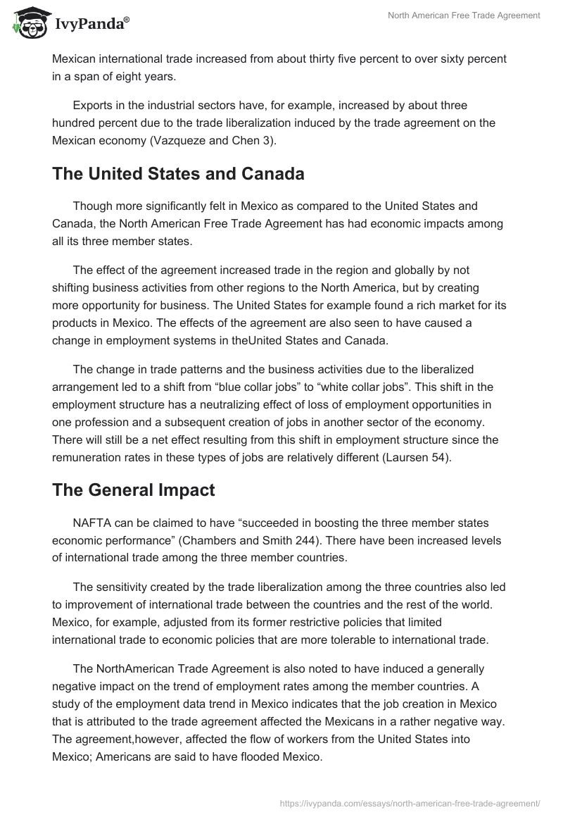 North American Free Trade Agreement. Page 4