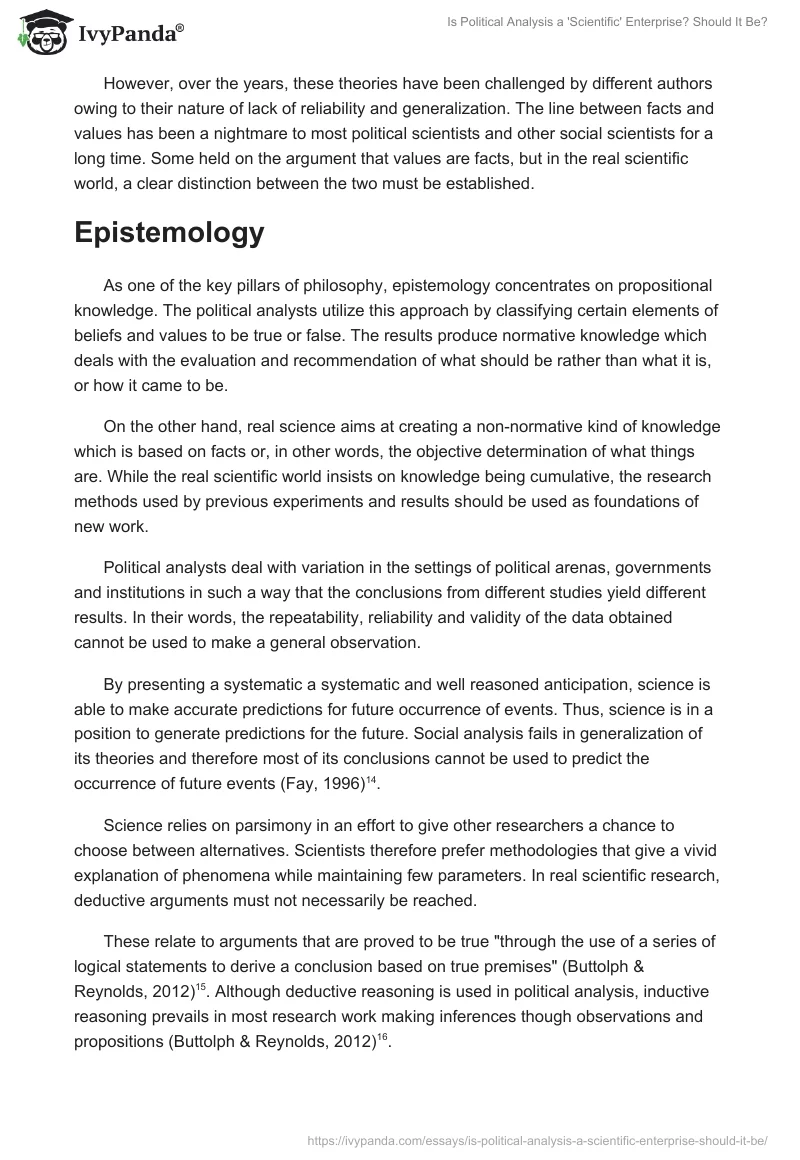 Is Political Analysis a ‘Scientific’ Enterprise? Should It Be?. Page 5