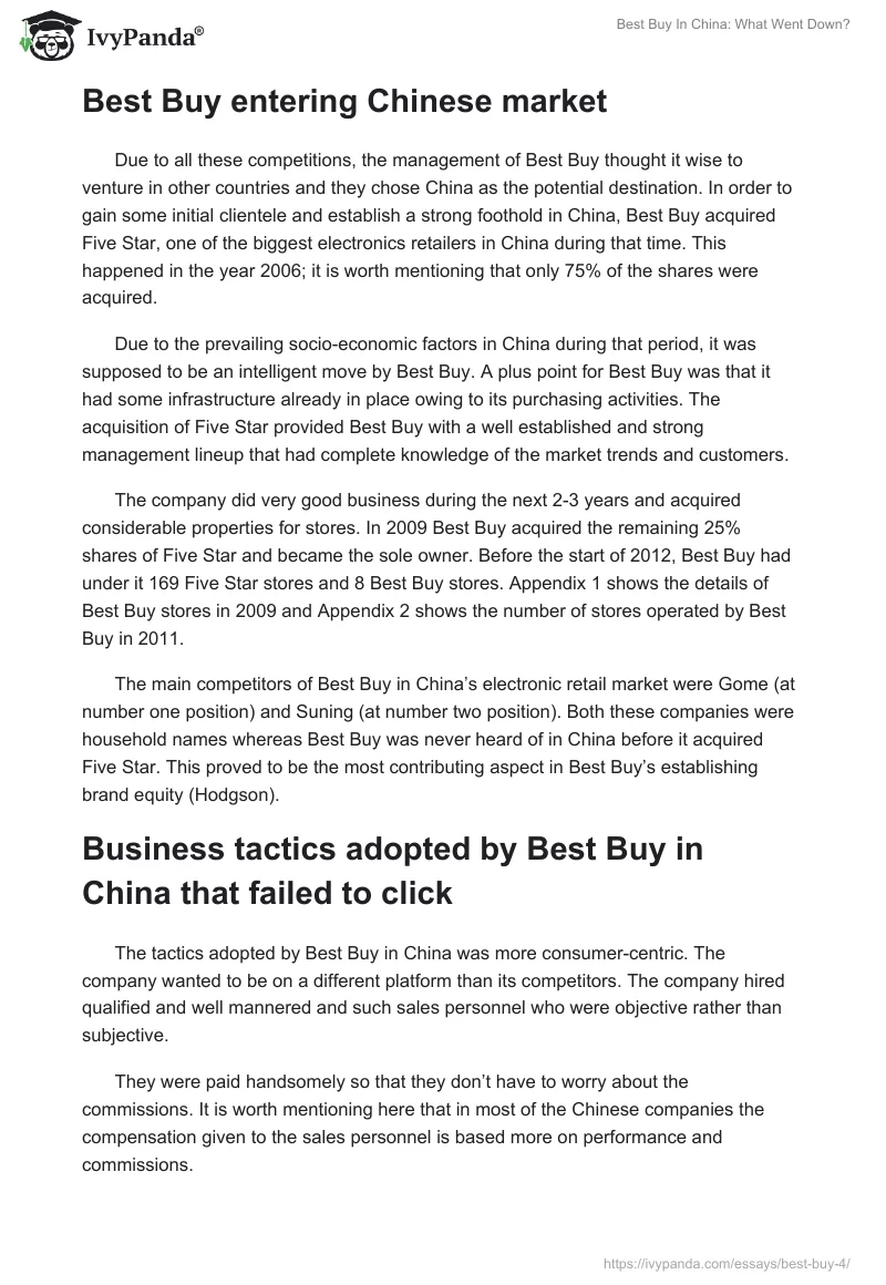 Best Buy In China: What Went Down?. Page 2