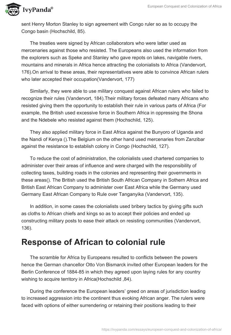 European Conquest and Colonization of Africa. Page 3