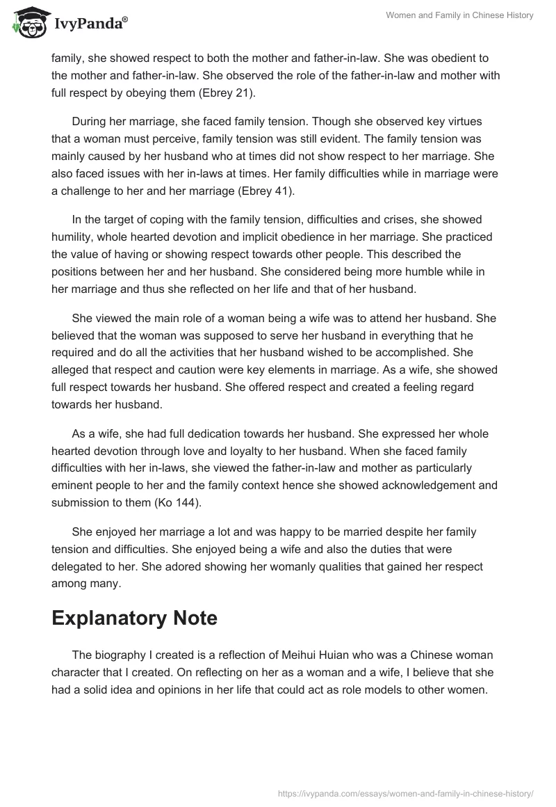 Women and Family in Chinese History. Page 3