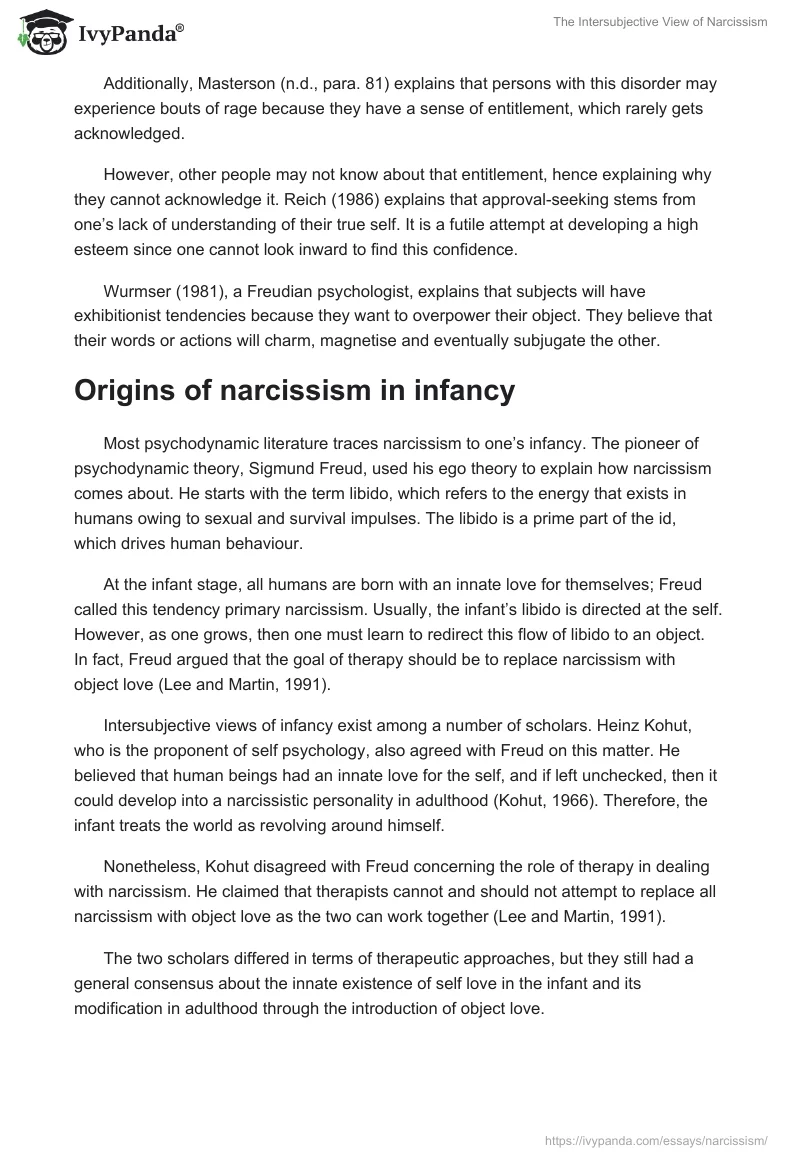 The Intersubjective View of Narcissism. Page 3