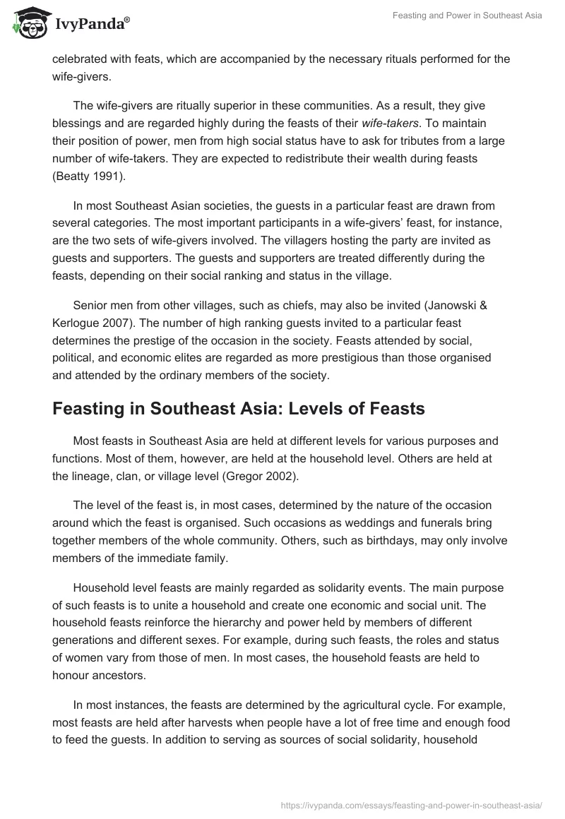 Feasting and Power in Southeast Asia. Page 3